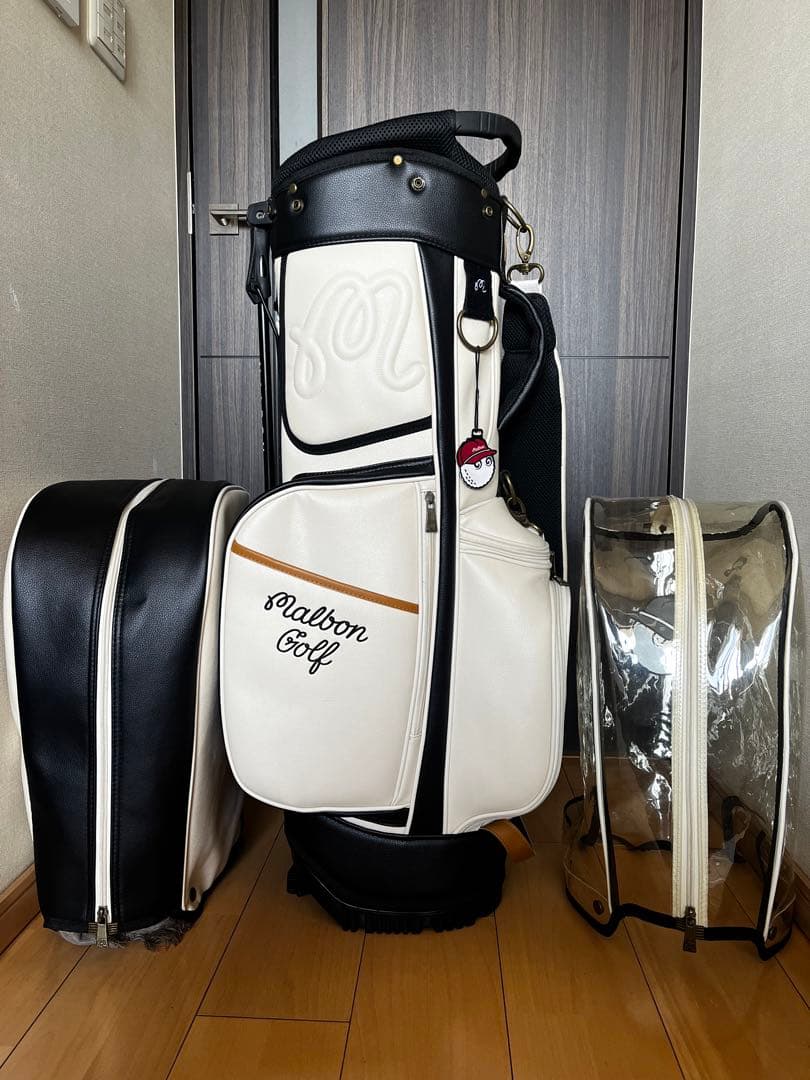 超美品大人気マルボンゴルフ スタンドキャディバッグ Malbon Golf 9型