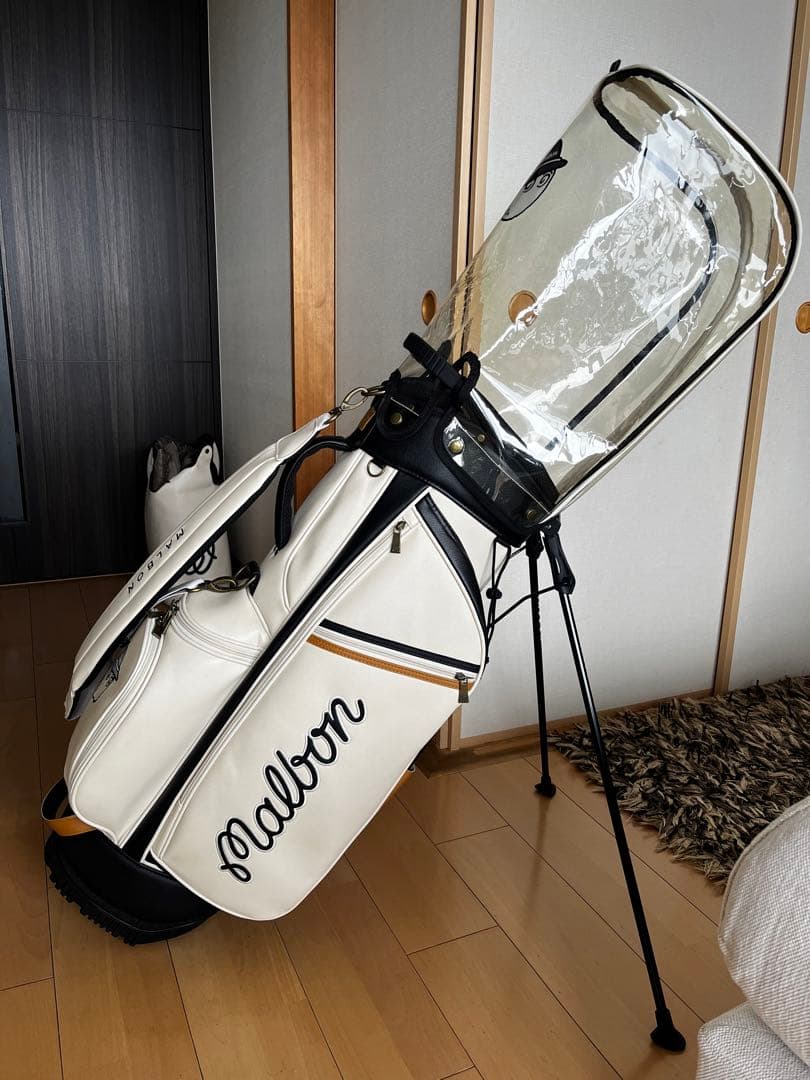 超美品大人気マルボンゴルフ スタンドキャディバッグ Malbon Golf 9型