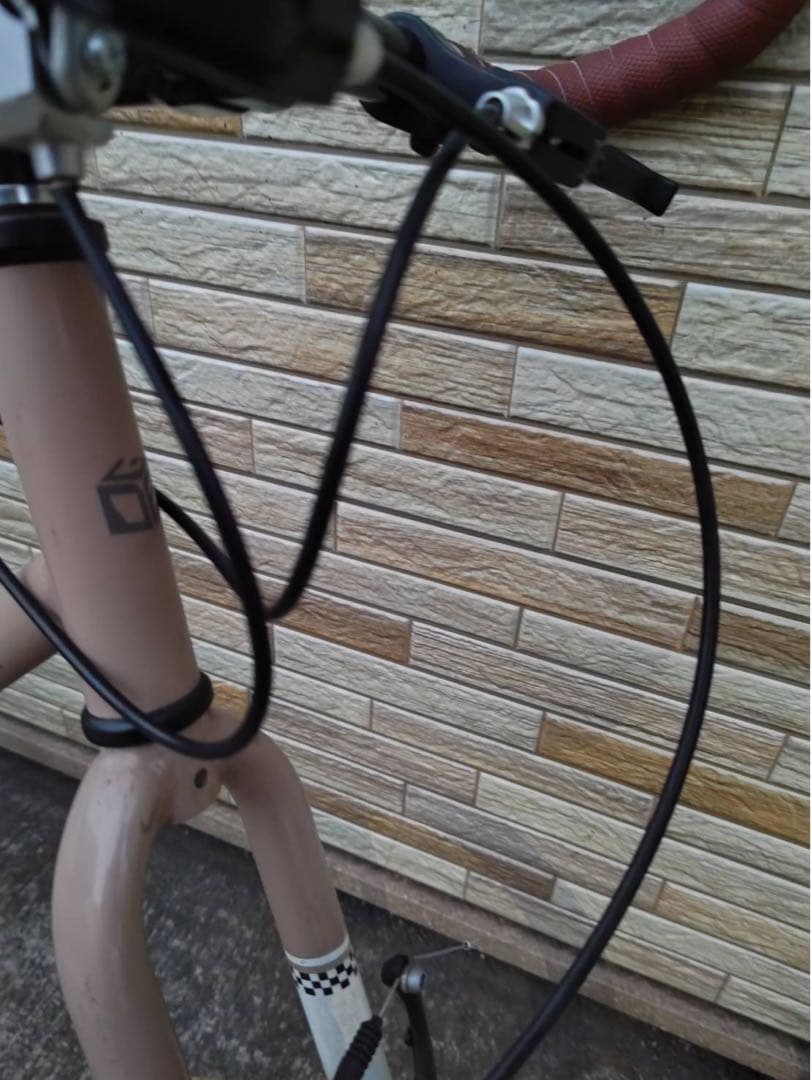 引取限定 中古自転車 7段変速 450MM ミニベロ軽整備済み 防犯登録対応