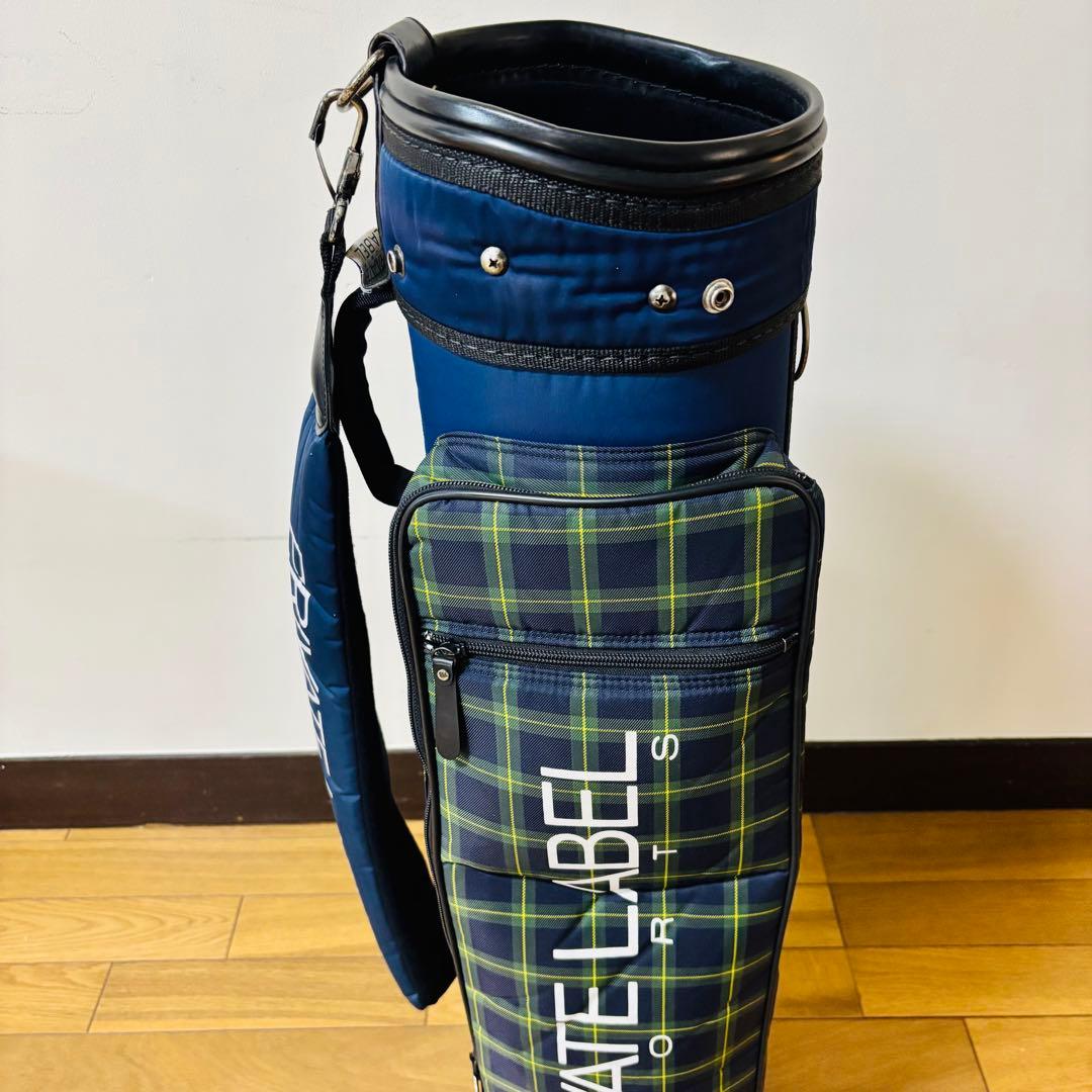 PRIVATE LABEL SPORTS チェック柄ゴルフバッグ 送料込み