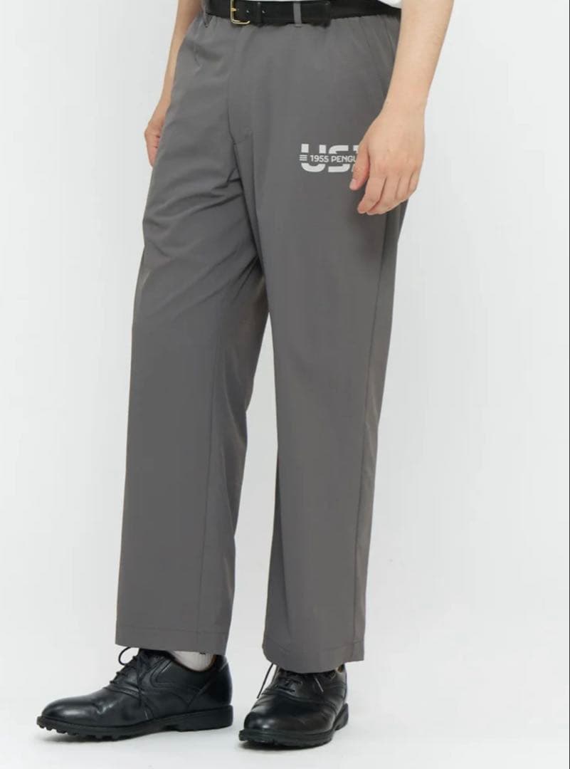 USAロゴ グレー ゴルフパンツ