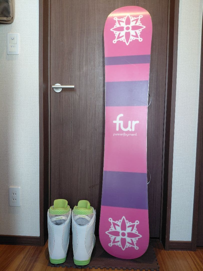 大特価❗fur pure enjoyment レディーススノーボードフルセット