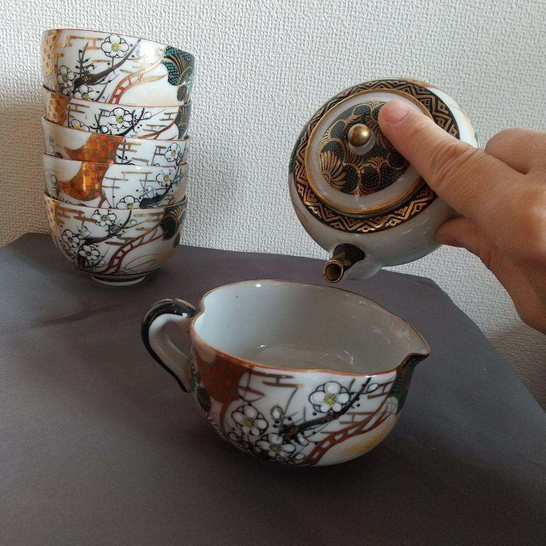 古物✴️煎茶道具✴️九谷焼器揃✴️6点セット