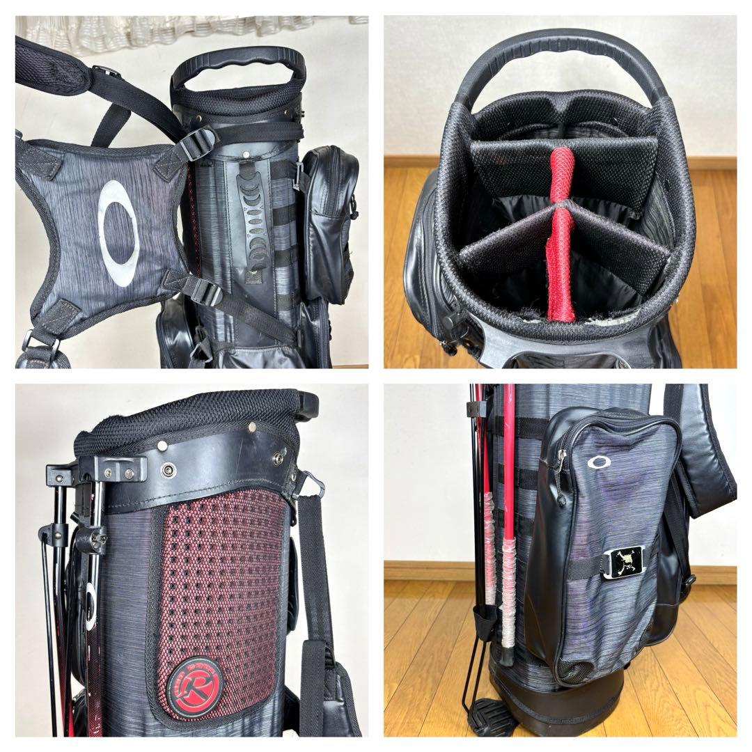 【OAKLEY RED CODE】キャディバッグ フード付き　オークリー　ゴルフ