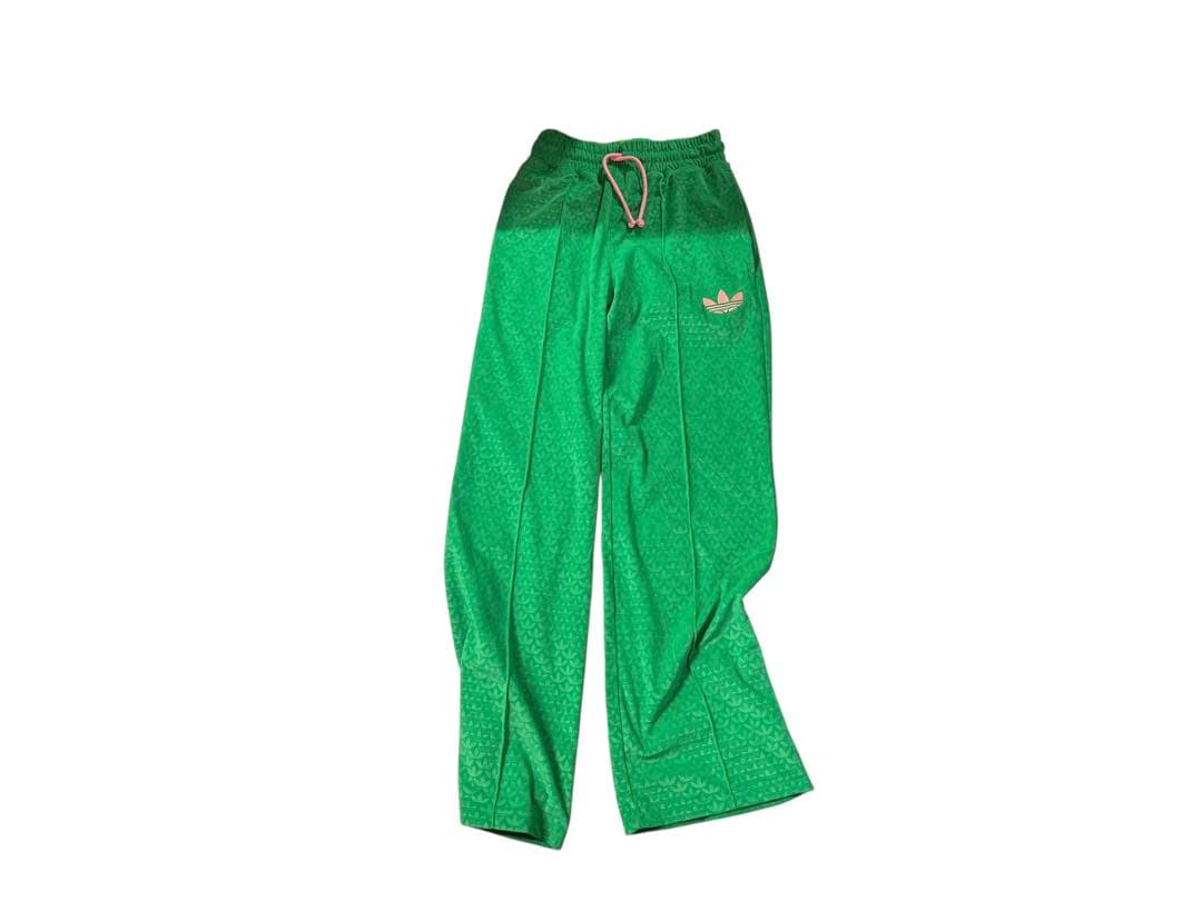 未使用 アディダス 緑 モノグラム フルジップパーカー パンツ セットアップ