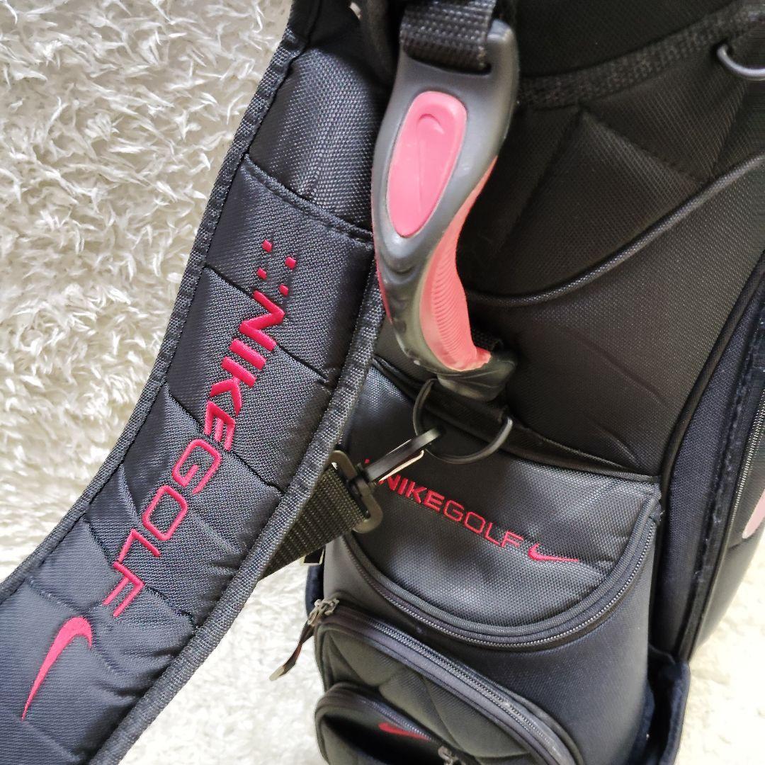 【良品】ナイキ キャディバッグ NIKE ゴルフバッグ カバー付 ナイキゴルフ