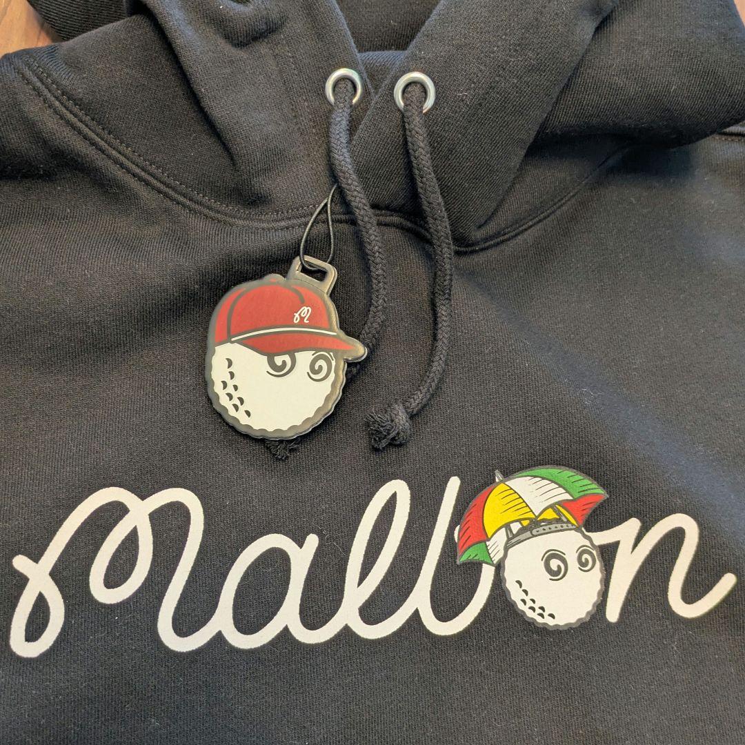Malbon GOLF パーカー 黒 Lサイズ
