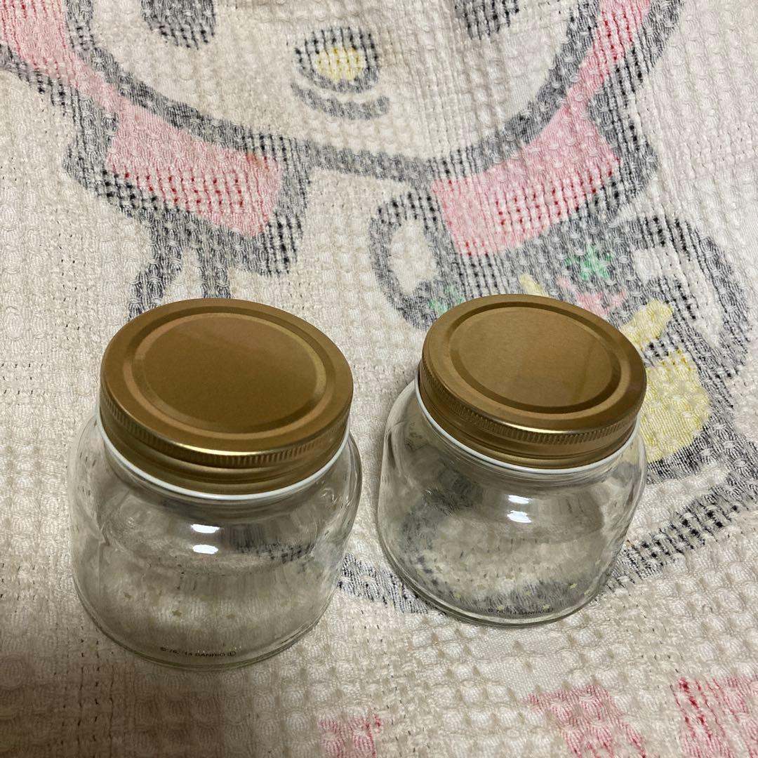 サンリオ　リトルツインスターズ　キキララ　ガラス瓶　9こ　中古品　バラ売り不可