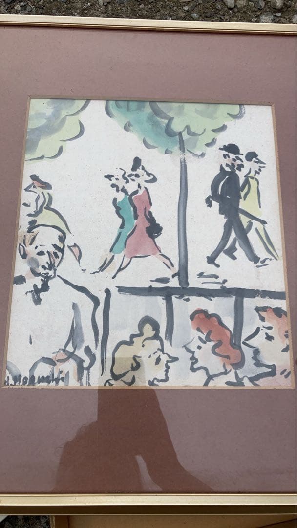 野口弥太郎　絵画　真作
