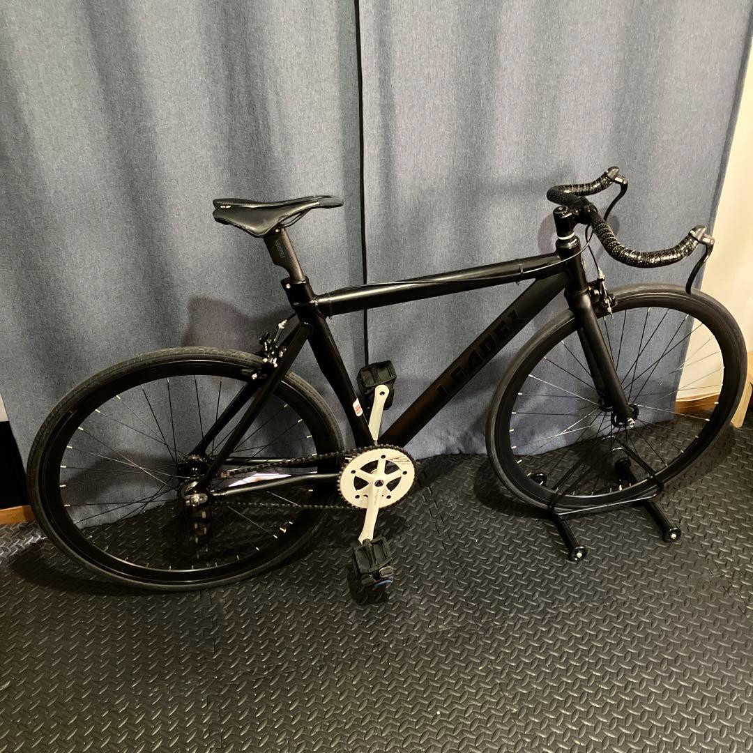LEADER BIKE 725 black ピストバイク 黒 リーダー