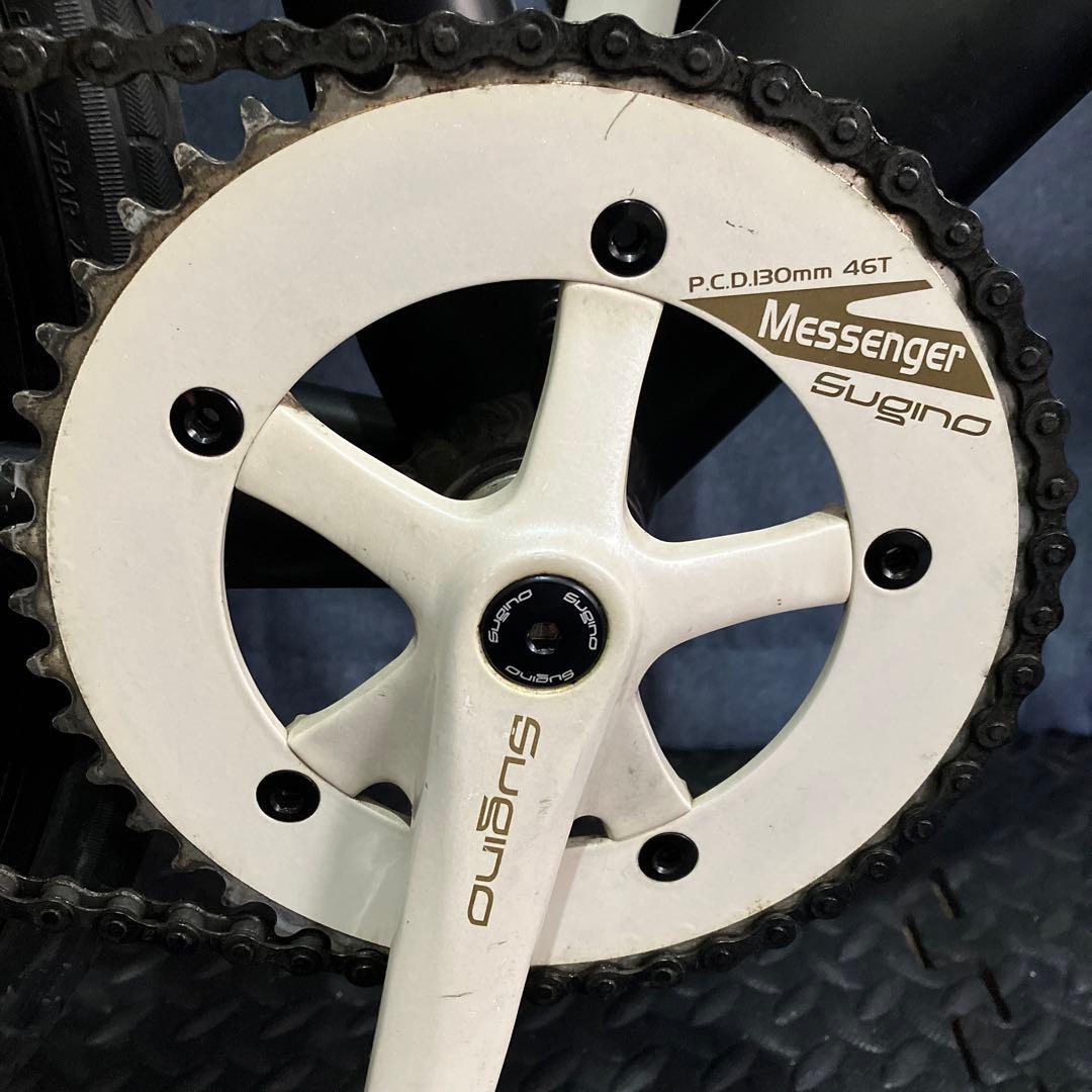 LEADER BIKE 725 black ピストバイク 黒 リーダー