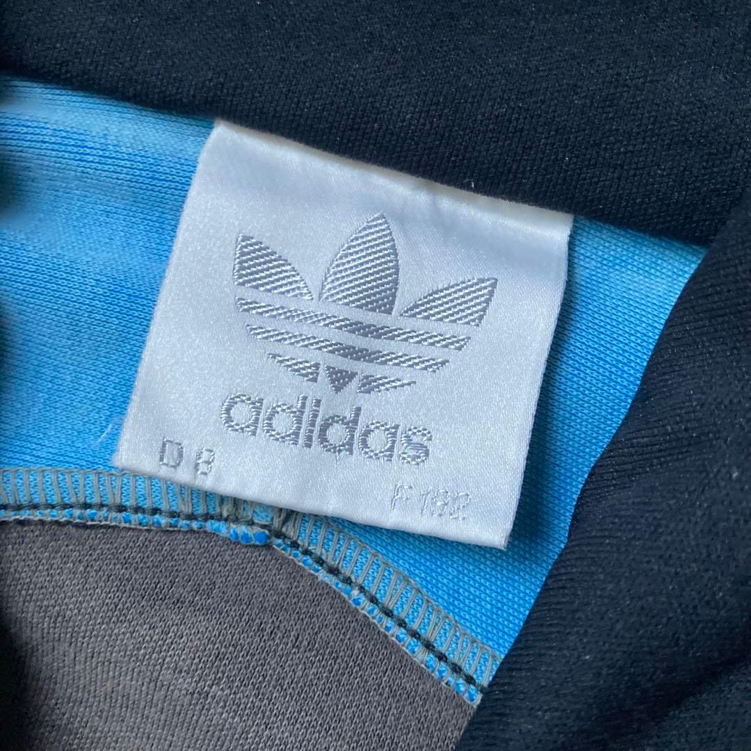 80s adidas ドイツサッカー ヴィンテージトラックジャケット 企業ロゴ