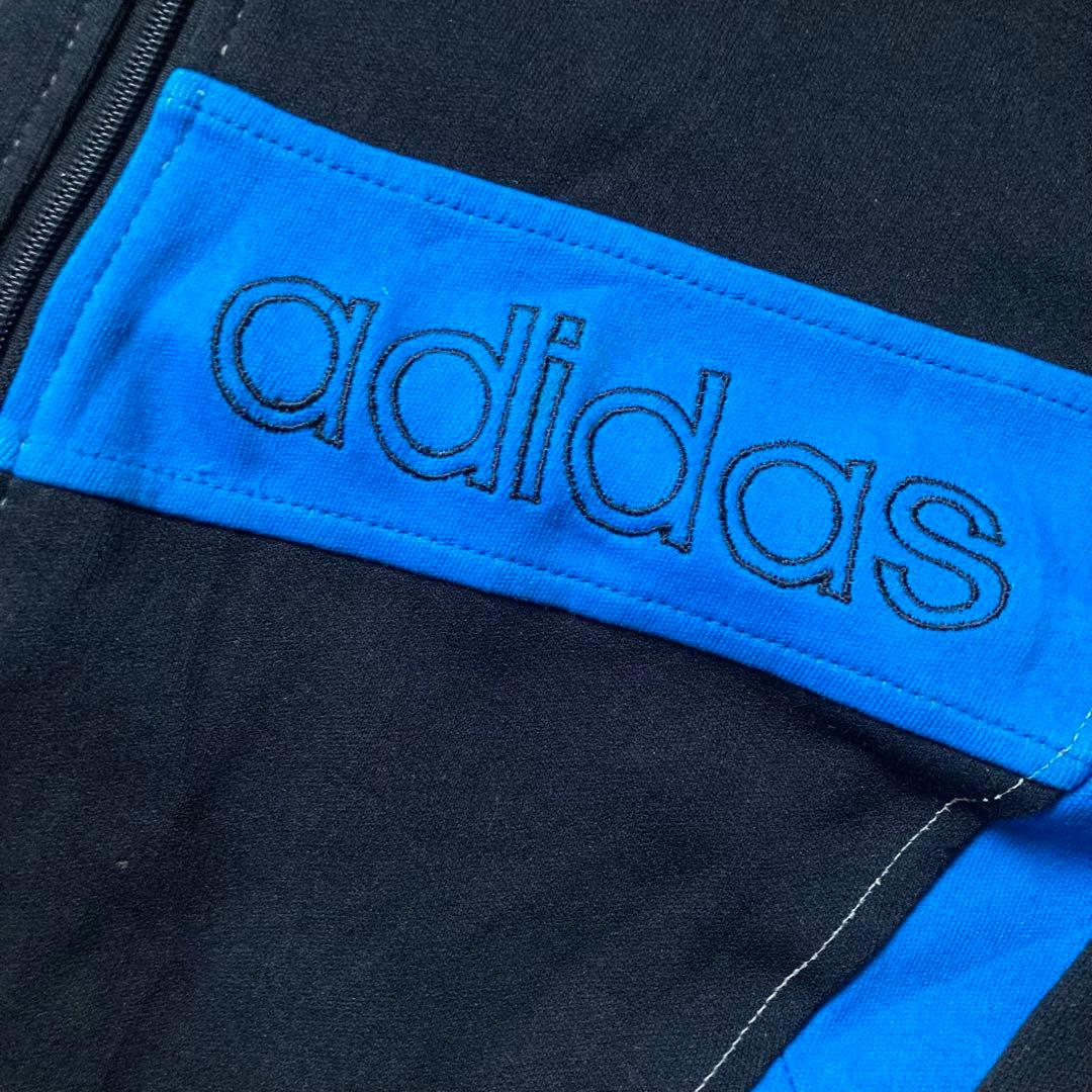 80s adidas ドイツサッカー ヴィンテージトラックジャケット 企業ロゴ