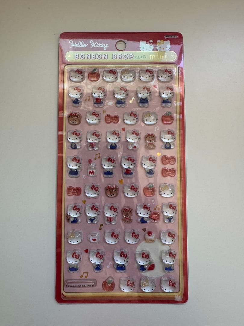 正規品　ボンボンドロップシール　キティ　ちいかわ　おはじきシール11枚セット