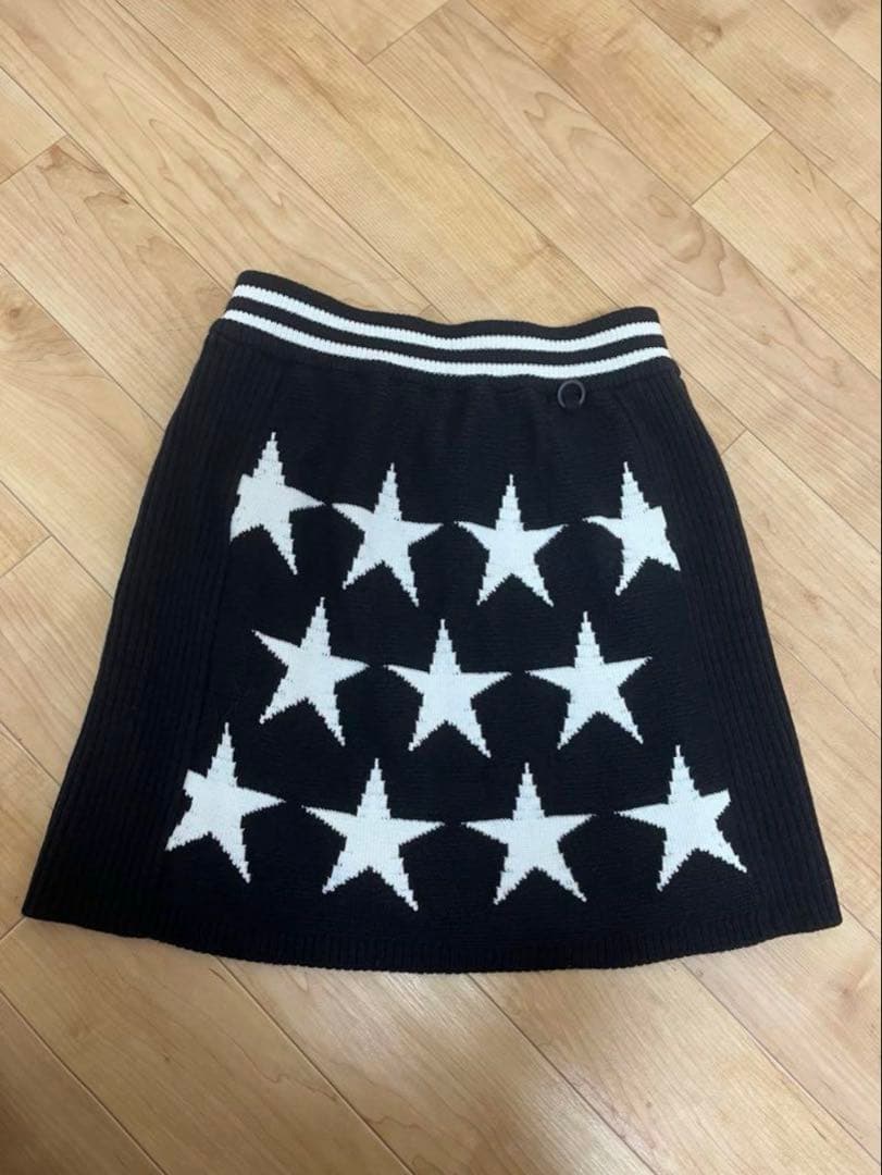 美品＊パーリーゲイツ＊星ニットスカート