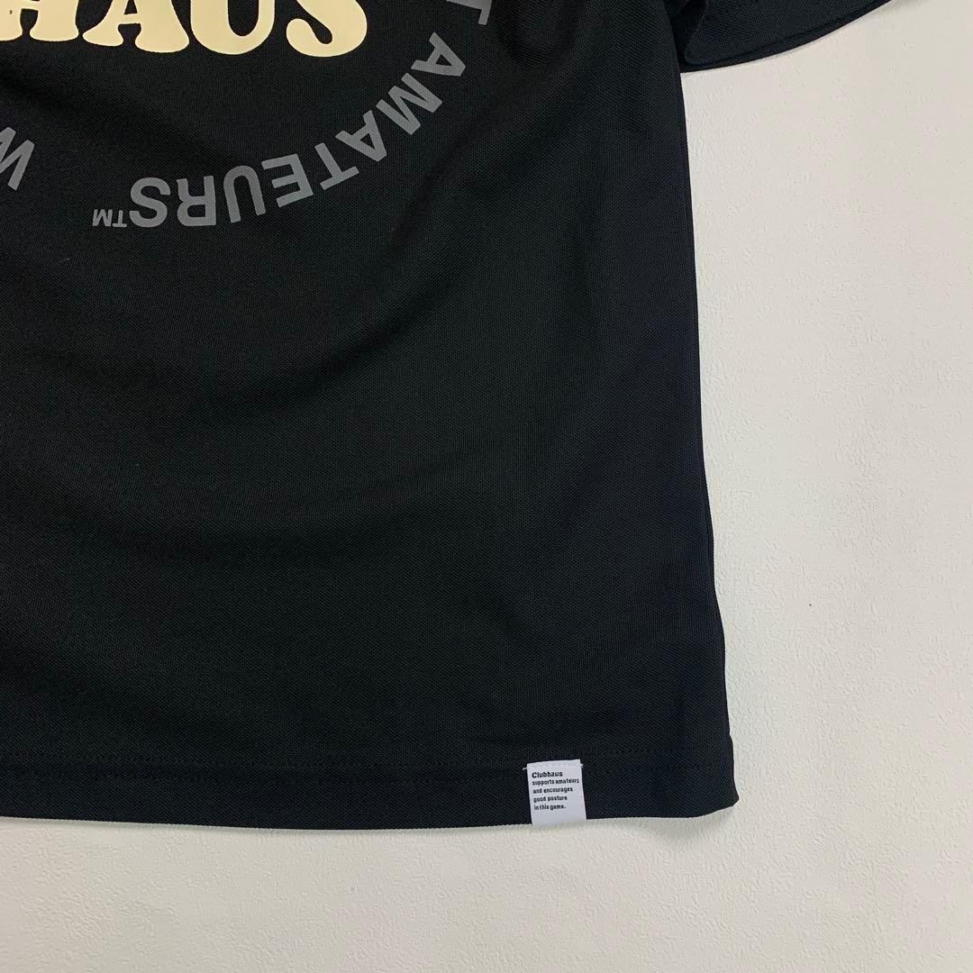 【美品】Club Haus ブラック ポロシャツゴルフウェア春夏男女兼用