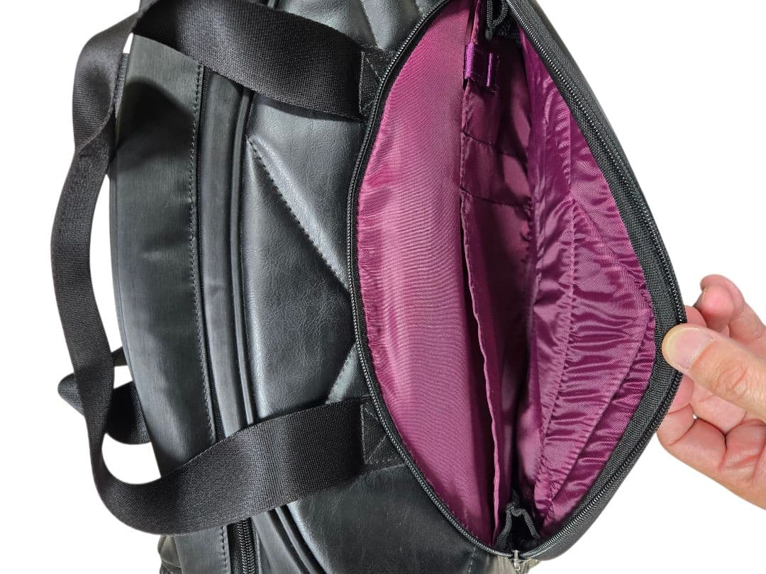 美品 Nike ナイキ キルティング ゴルフバッグ シューズバッグ ブラック 黒