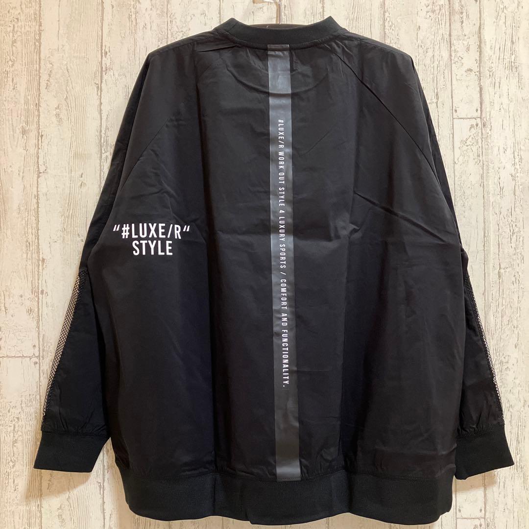 LUXE/R GOLF ストレッチ布帛長袖トレーナー