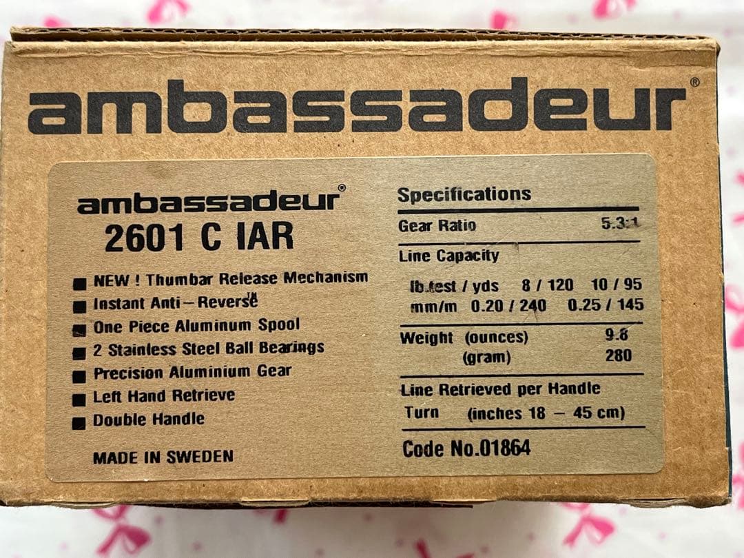 Abu Garcia Ambassadeur 2601C IAR ベイトリール
