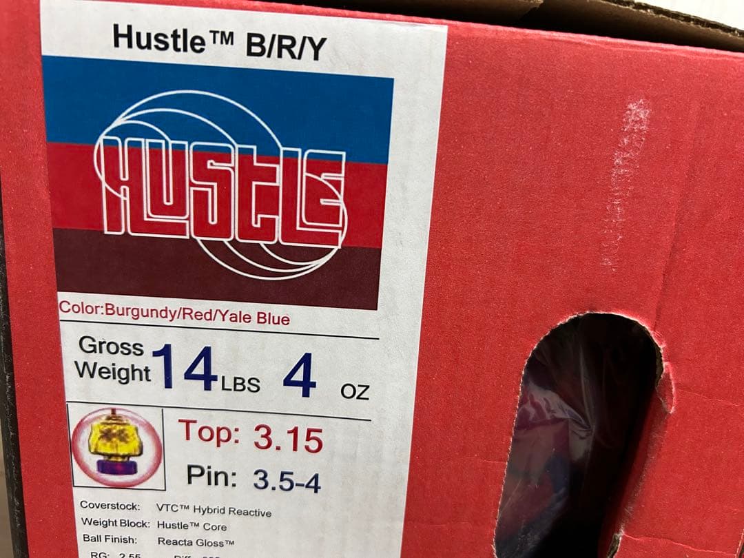 送料込み【新品】ハッスルB/R/Y 　ロトグリップ　14ポンド4オンス 1