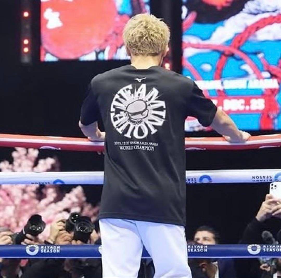 井上尚弥　後援会Tシャツ　サウジアラビア　アランピカソ戦 Lサイズ