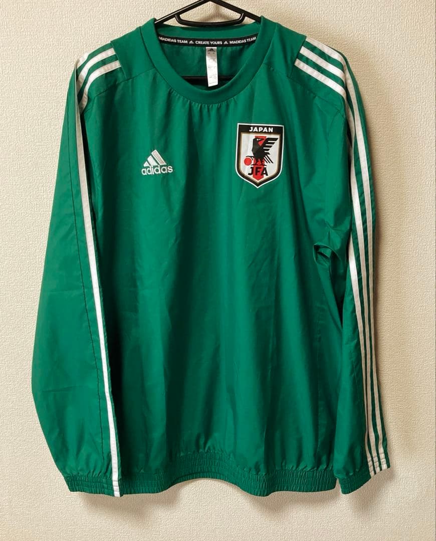 アディダス　adidas サッカー　日本代表　エンブレム　ピステ　ナイロン　長袖