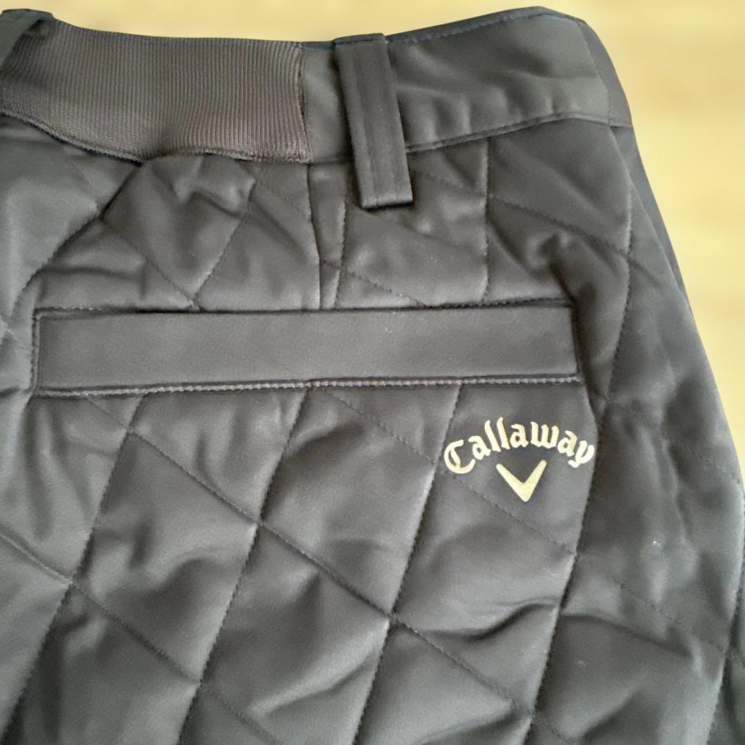 Callaway ネイビー キルティング中綿パンツ