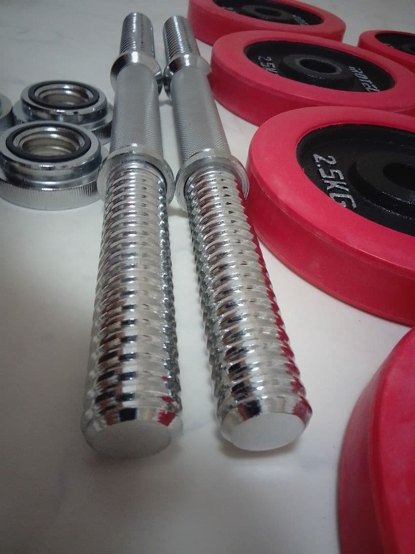 の*ち様 美品 iROTEC ラバー付 ダンベル 1.25kg 2.5kg 合計