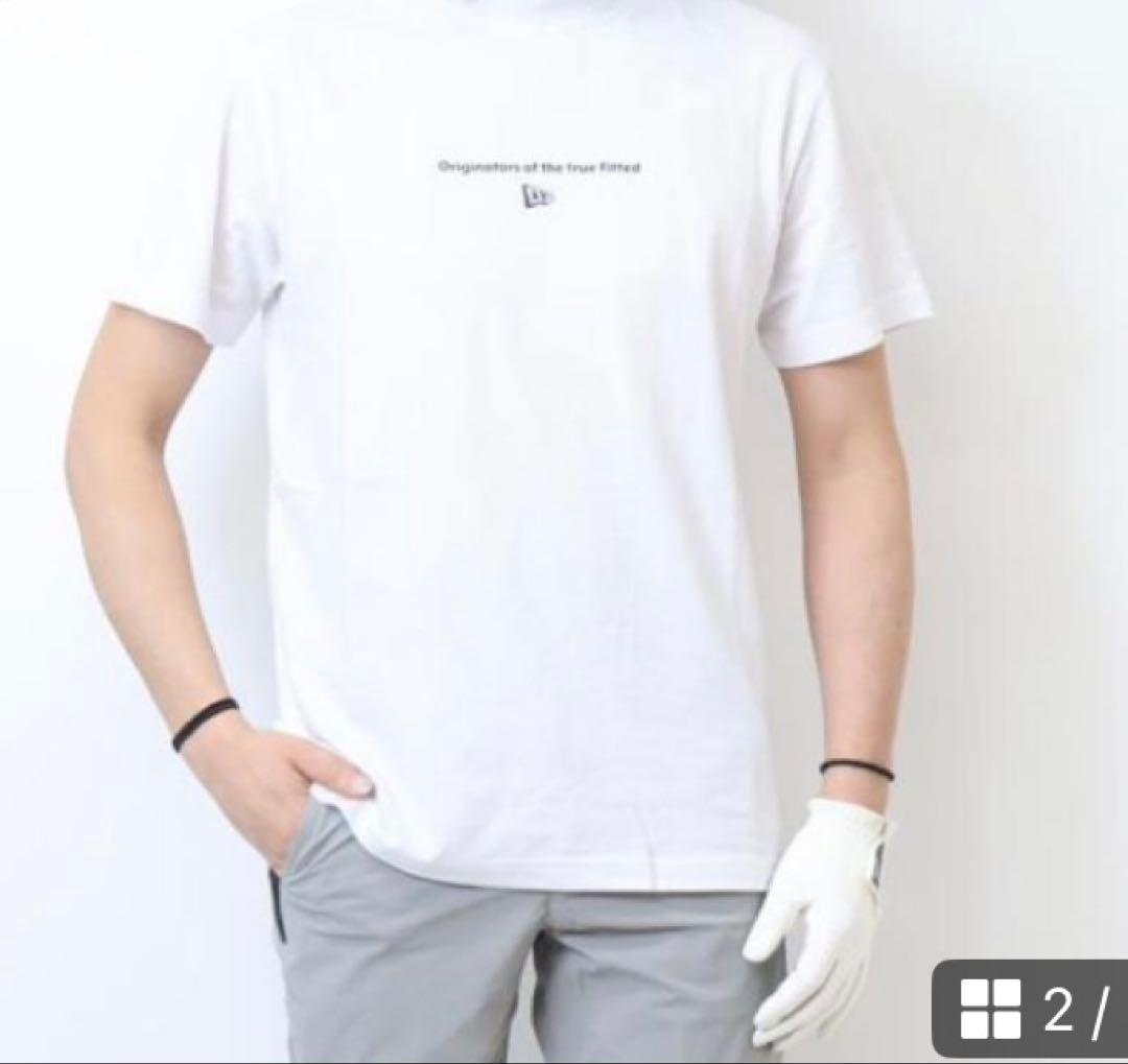 新品　ニューエラ　モックネック　ゴルフ