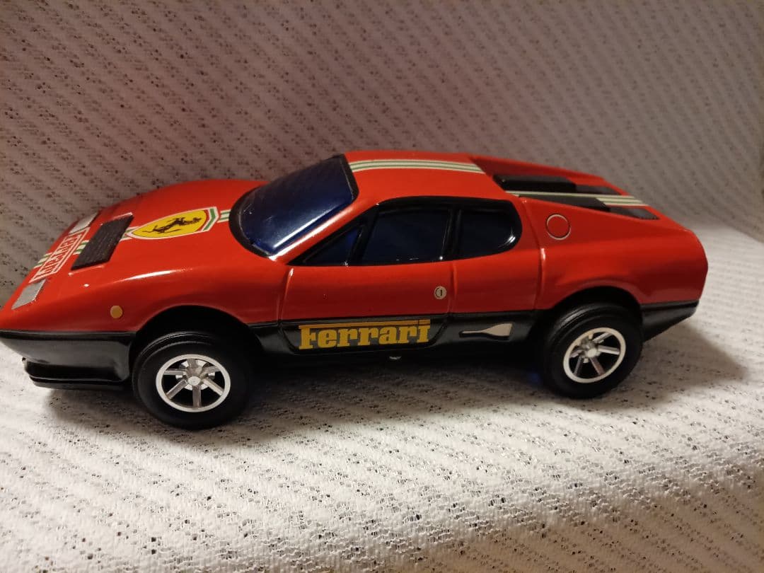 Ferrari スポーツカー ブリキ日本製　昭和レトロ