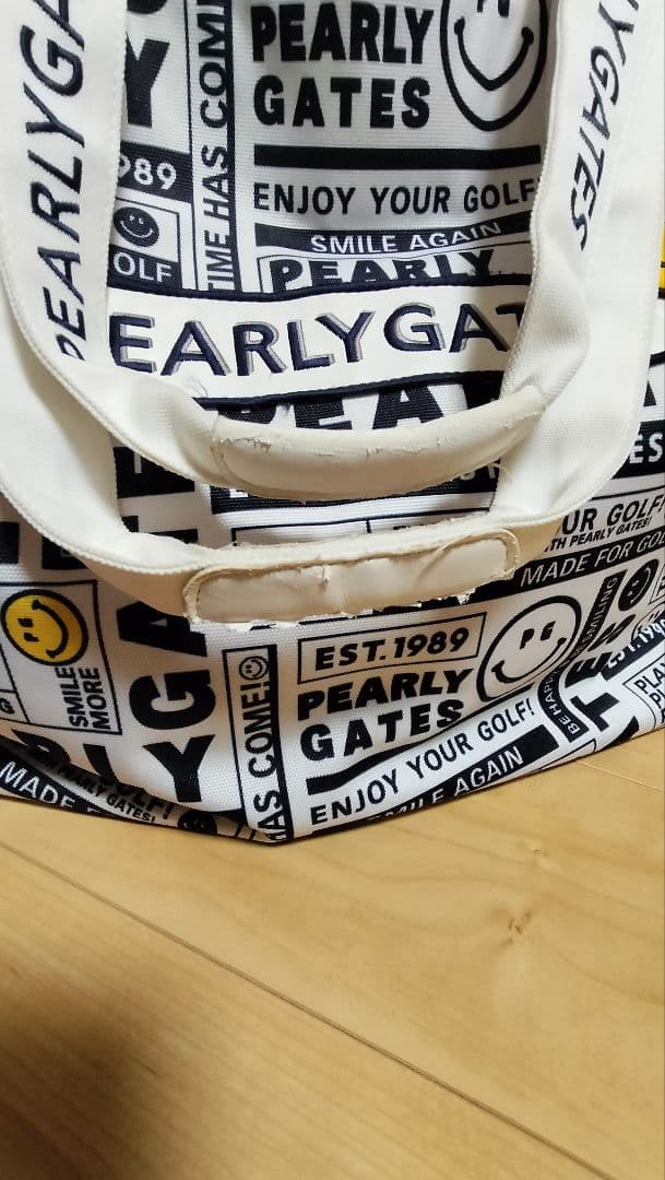 PEARLY GATES ゴルフバッグセット　ニュースペーパー柄