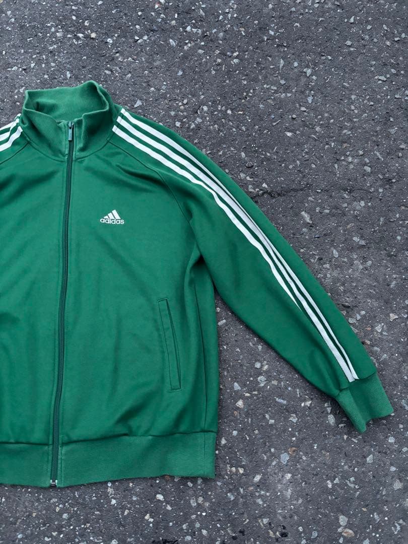 ウォーキング・ランニングウェア 90s adidas track jacket green color