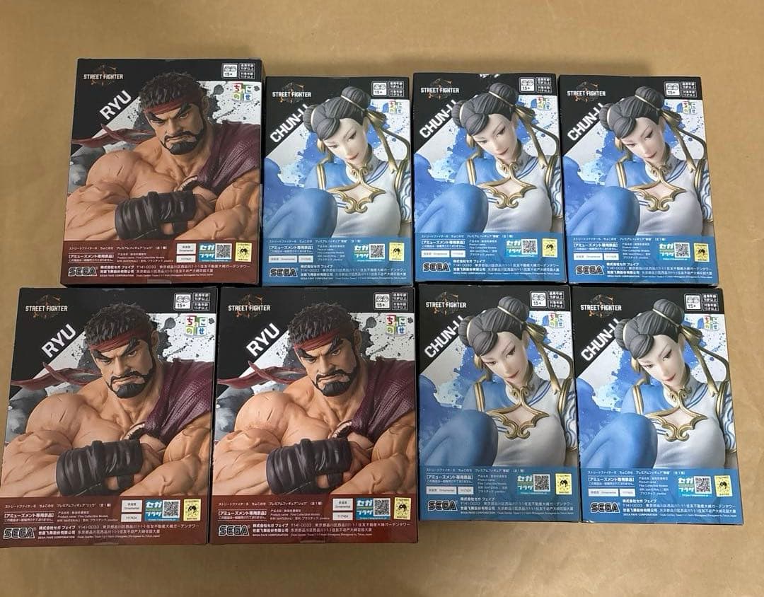 ストリートファイター6 ちょこのせ プレミアムフィギュア 8点