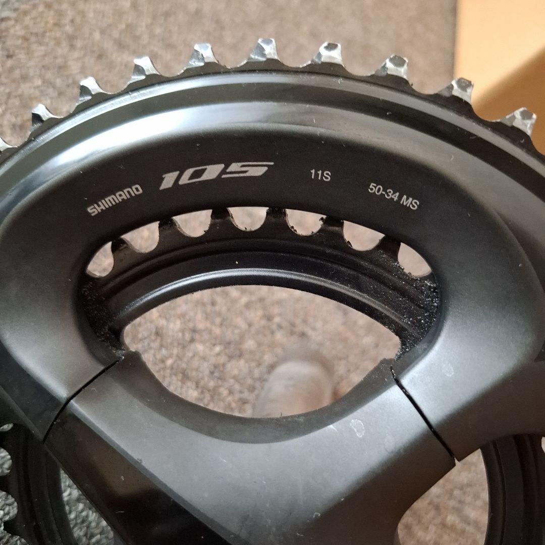 SHIMANO 105 クランクセット 11速 50-34T 165m