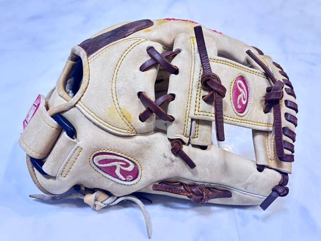 【良好】ローリングス 軟式 内野手用グローブ 大人用　11 3/4インチ