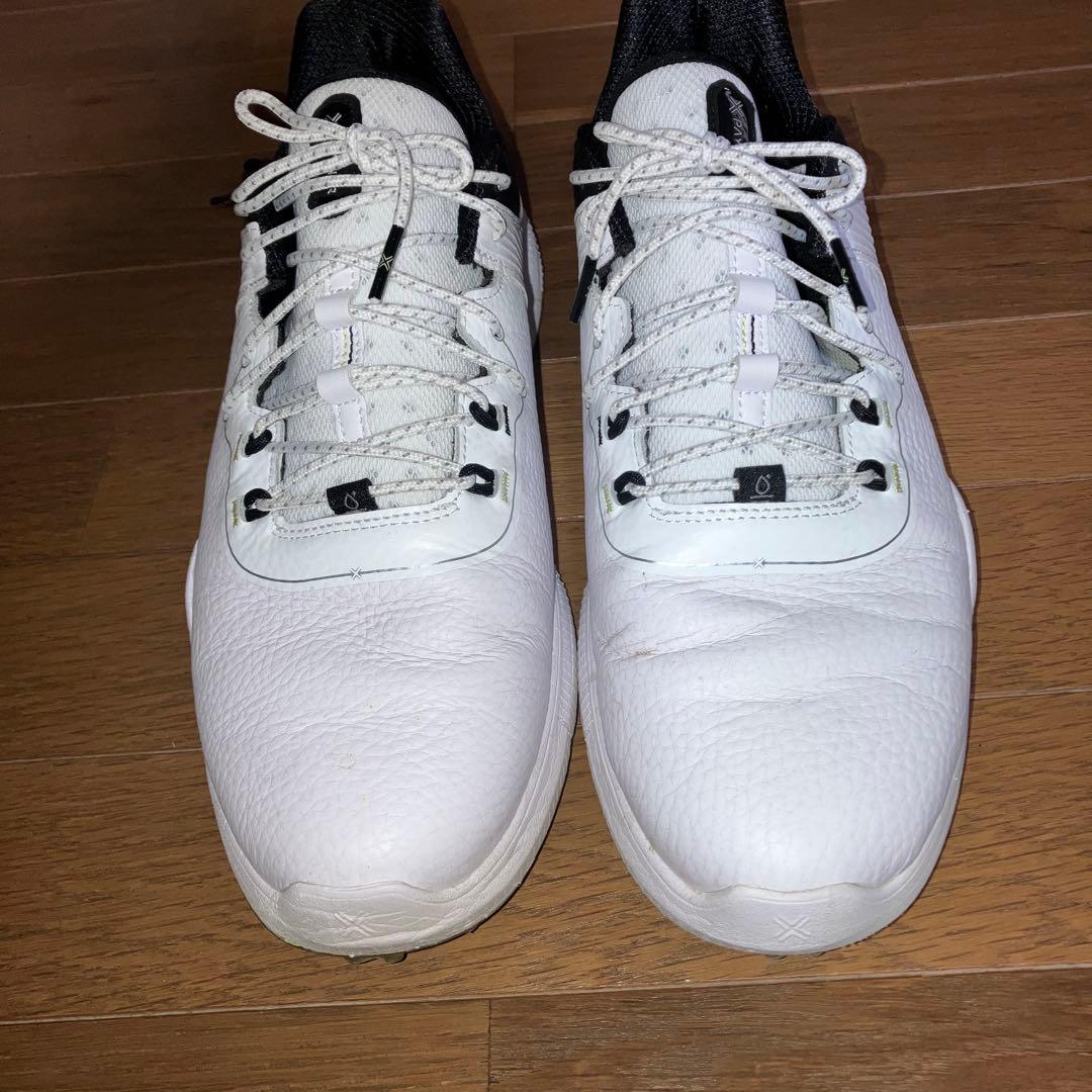 美品 ペインター ゴルフシューズ　X002LE White/Black 9