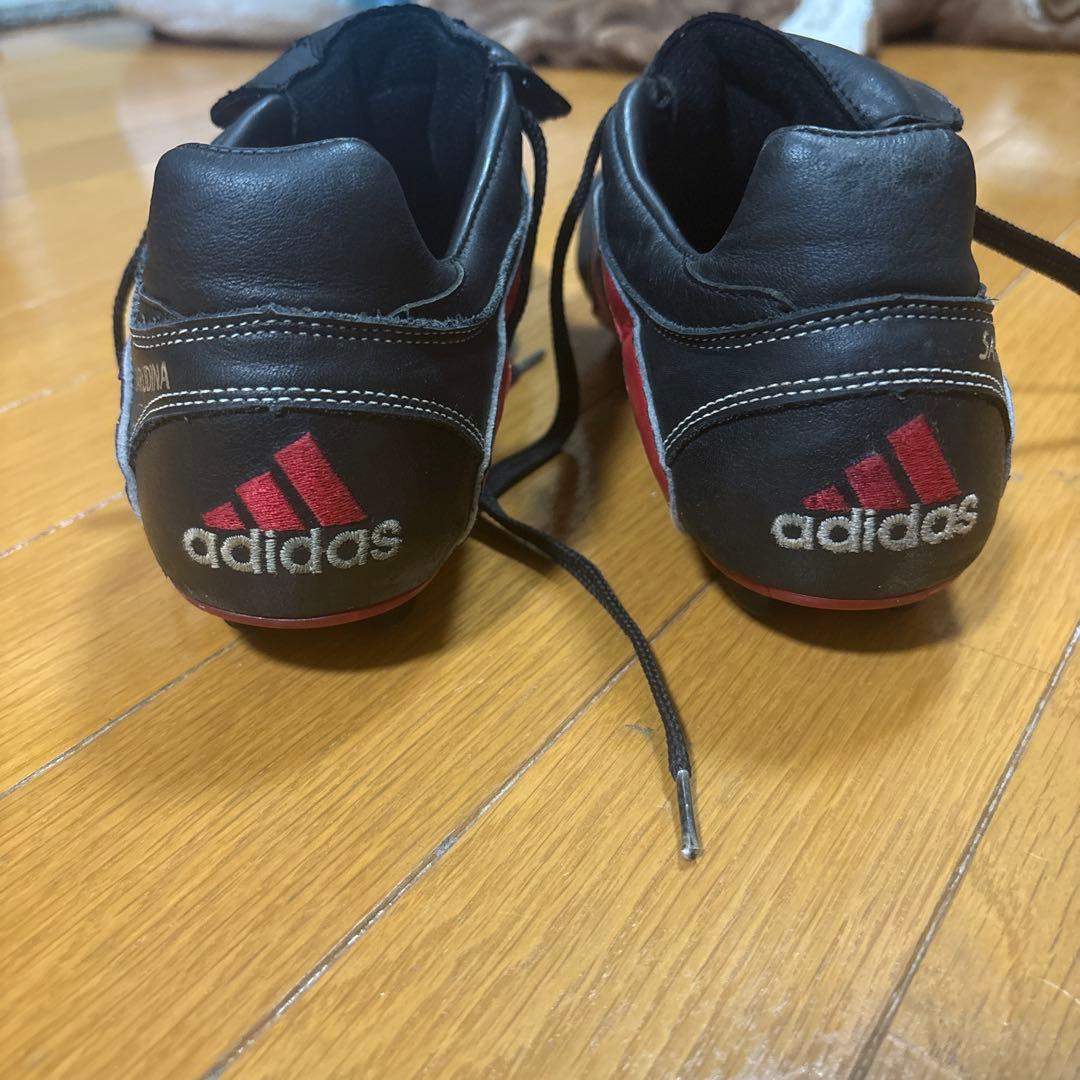 [激レア]adidas サルディーナ　サッカーシューズ 黒/赤