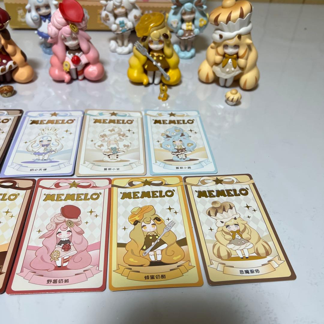 Memelo メメロ 甘い王国 フィギュア 9点 カード 箱あり