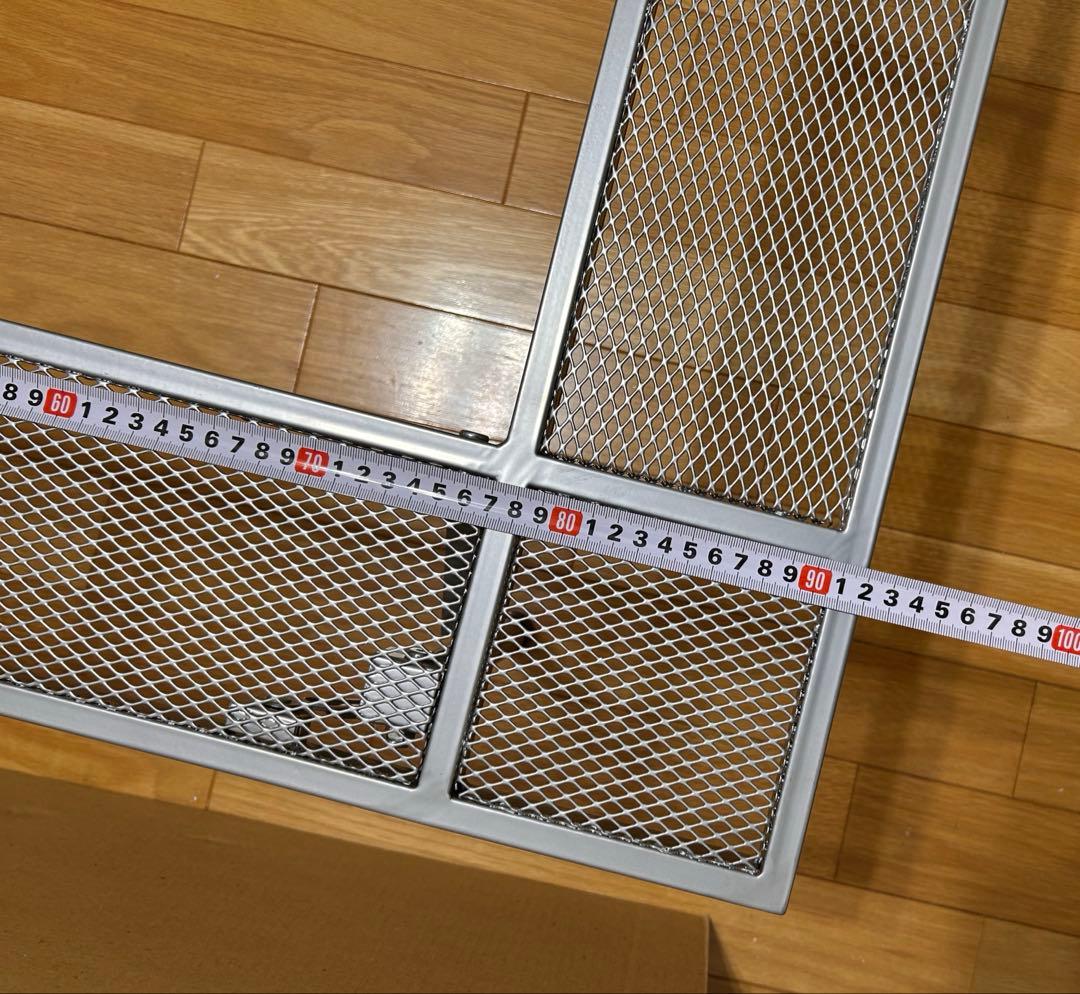 【最終価格】ロゴス 囲炉裏テーブル金属メッシュ 四角形