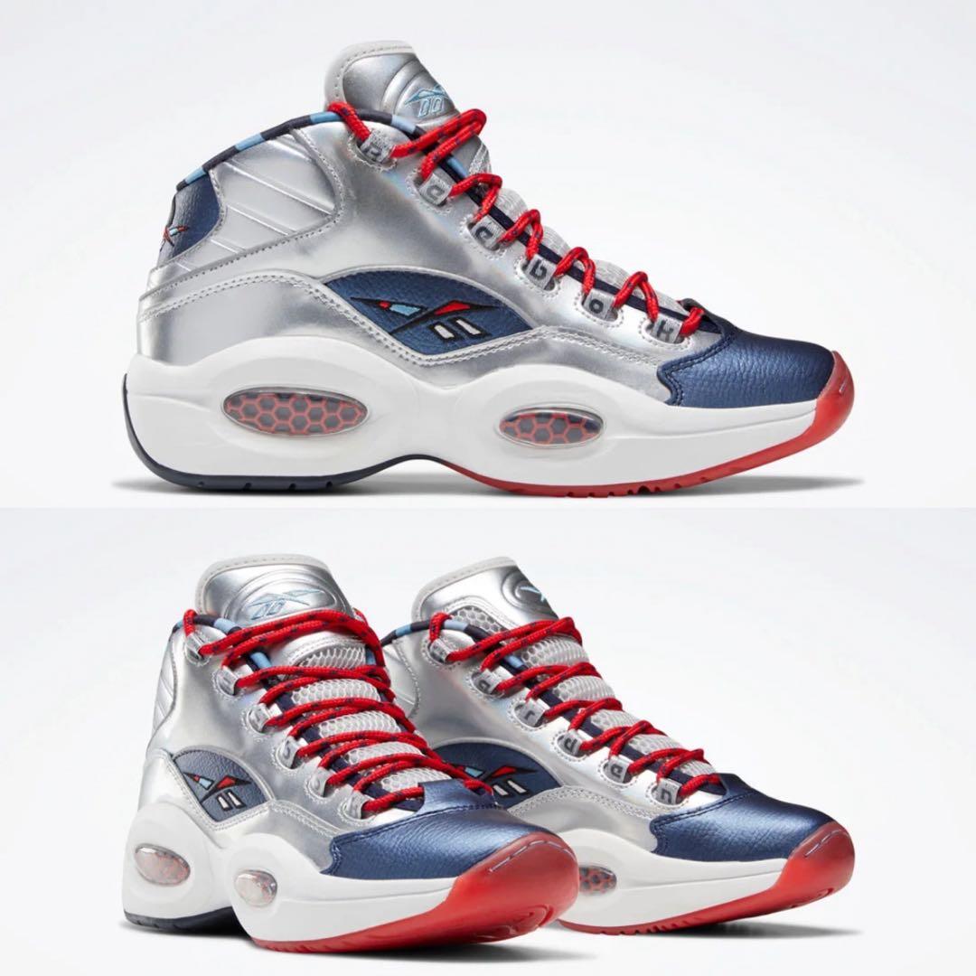 リーボック Reebok クエスチョンMid マットシルバーサイズ 23.5