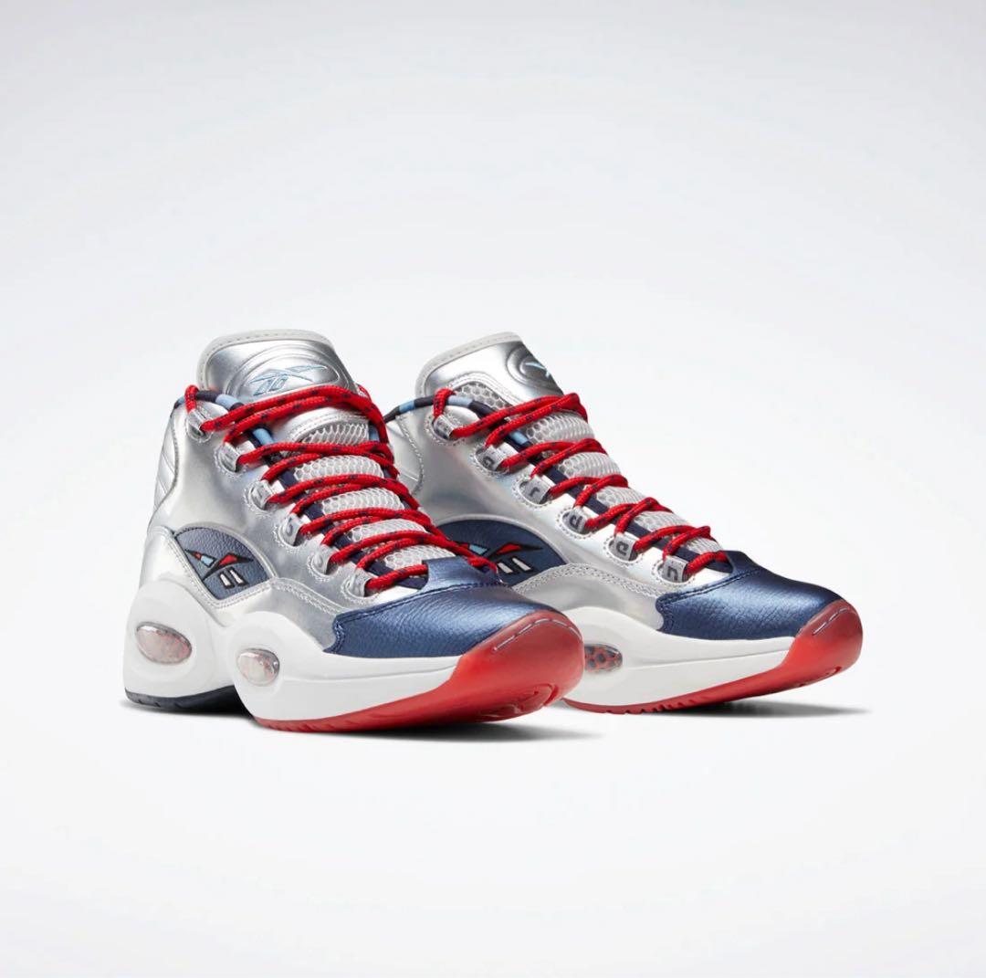 リーボック Reebok クエスチョンMid マットシルバーサイズ 23.5