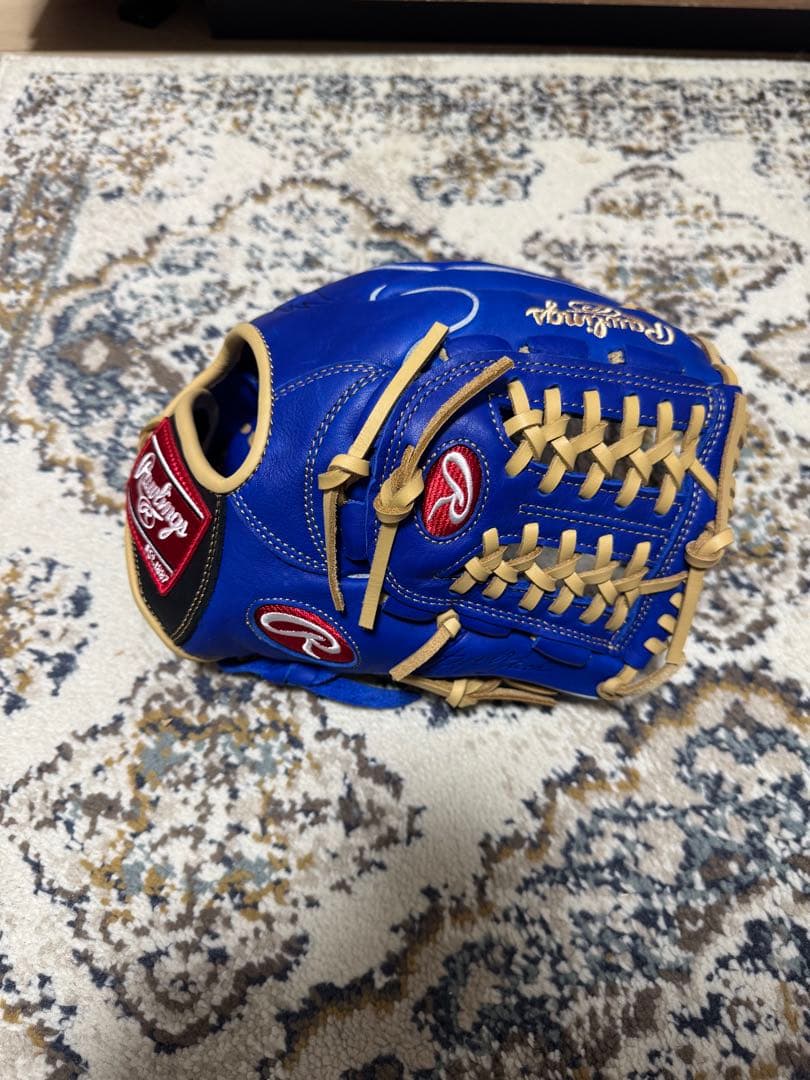 Rawlings 青 レザー 野球用グローブ