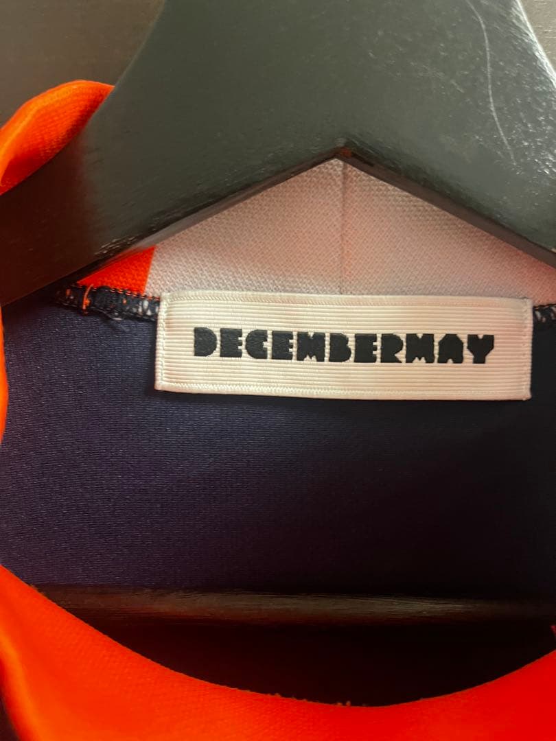 DECEMBERMAY ディセンバーメイ　半袖モックネックシャツ　M