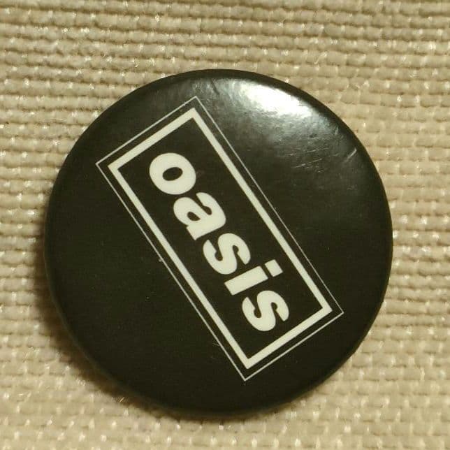 【激レア】oasis1994年初来日 スタッフ品 オアシス 缶バッジ