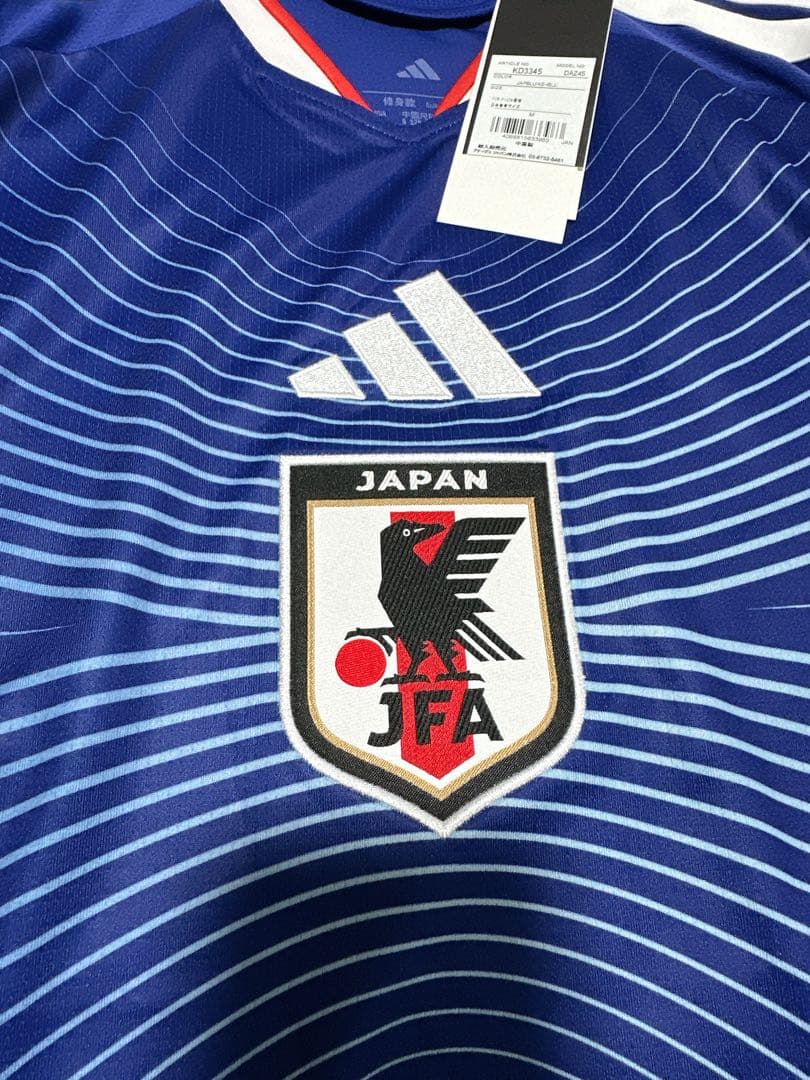 【新品】サッカー 日本代表 ユニフォーム みずほ銀行 Mサイズ