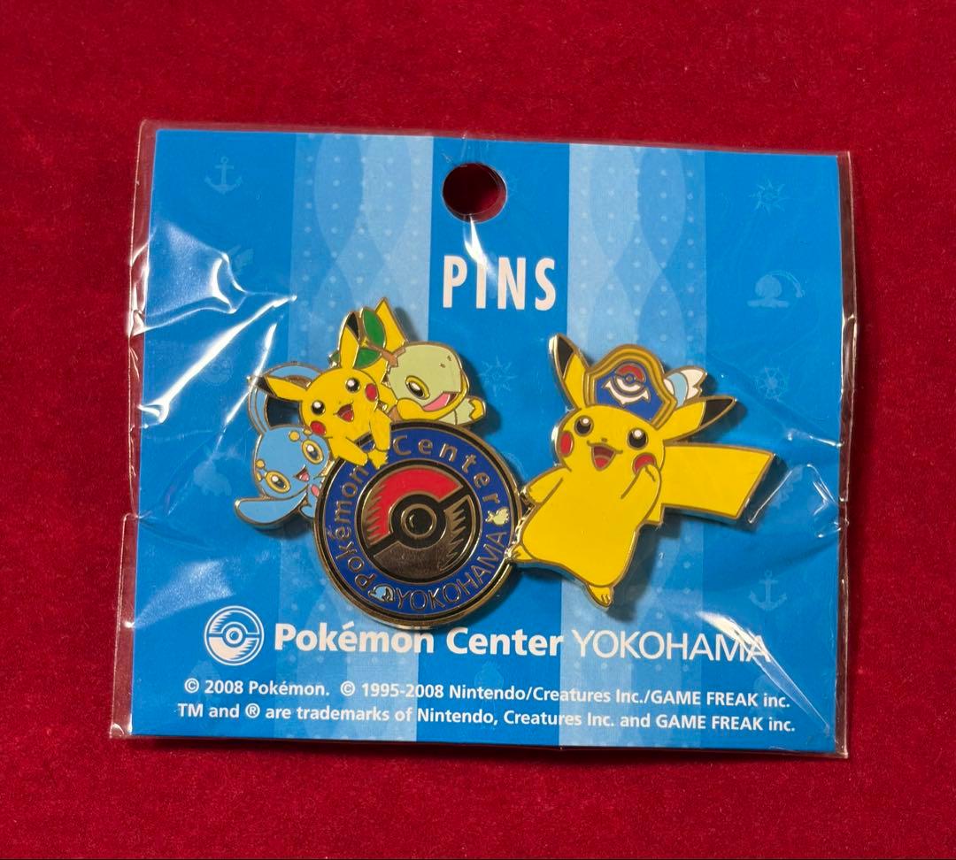 ポケモンセンター ヨコハマ 限定 ロゴピンズ2008