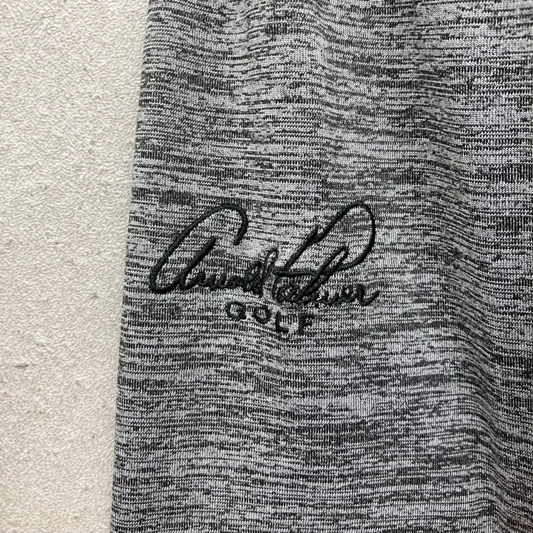 ARNOLD PALMER GOLF 長袖 モックネックシャツ グレー