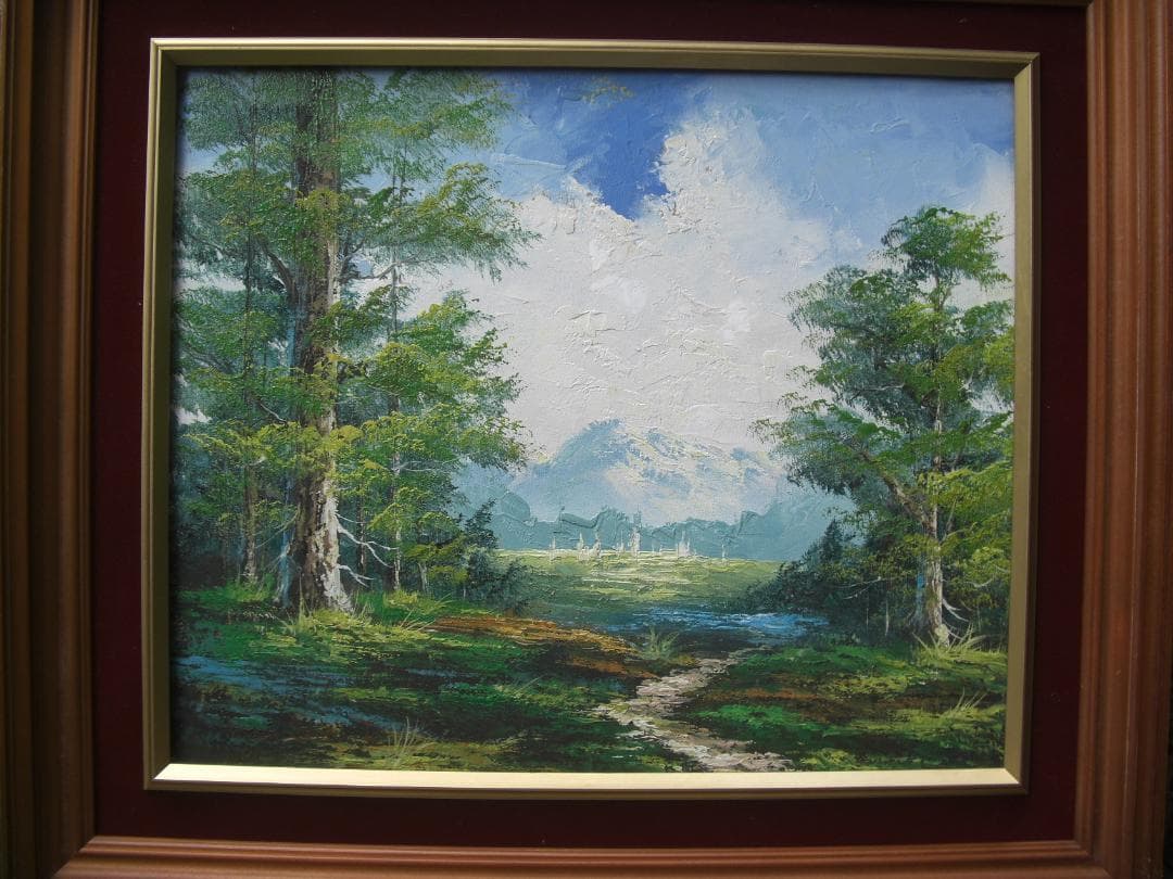 絵画アンテックコレクション/「風景画」額入り中古品!!0910
