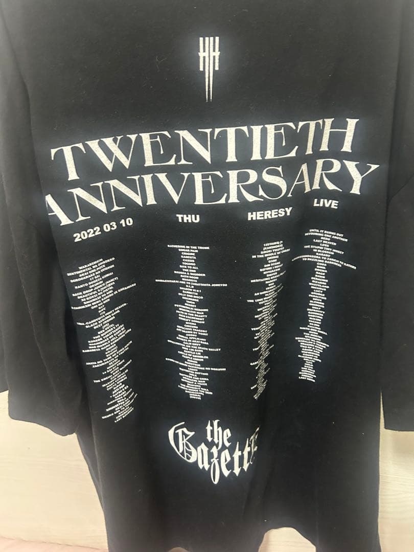 the GazettE Tシャツ パーカー 2点