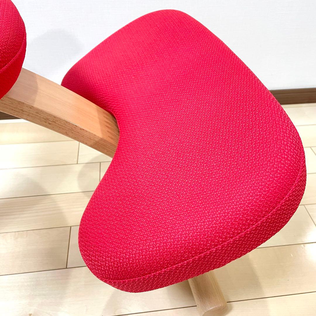 バランスラボ バランスチェア バランスイージー レッド 中古美品